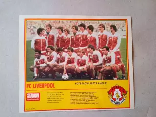 Плакат из журнала ,,Stadion- Liverpool
