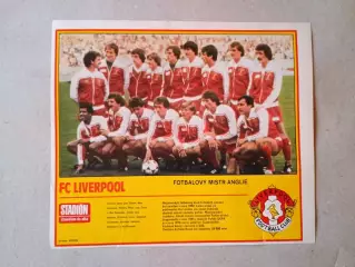 Плакат из журнала ,,Stadion- Liverpool 2