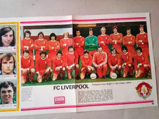 Плакат из журнала ,,Stadion- Liverpool 4
