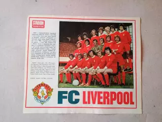Плакат из журнала ,,Stadion- Liverpool 6