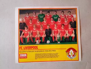Плакат из журнала ,,Stadion- Liverpool 10