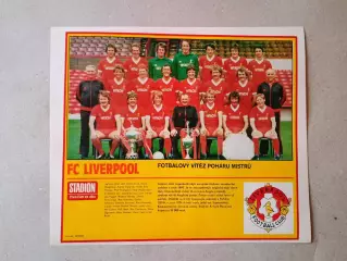 Плакат из журнала ,,Stadion- Liverpool 13