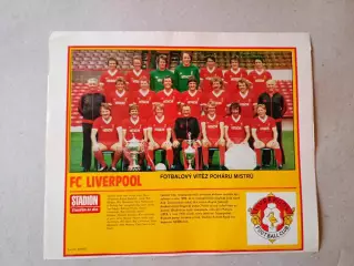 Плакат из журнала ,,Stadion- Liverpool 14