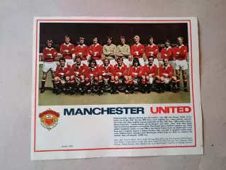 Плакат из журнала ,,Stadion-Manchester United 2