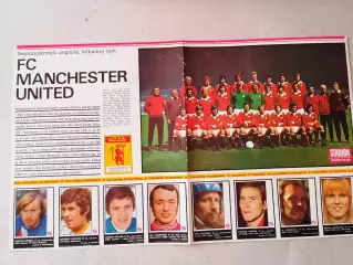 Плакат из журнала ,,Stadion-Manchester United 7