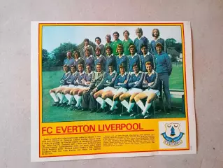 Плакат из журнала ,,Stadion- Everton