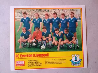 Плакат из журнала ,,Stadion- Everton 3