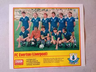 Плакат из журнала ,,Stadion- Everton 4