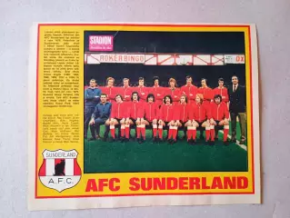 Плакат из журнала ,,Stadion- Sunderland