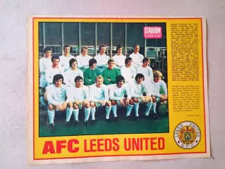 Плакат из журнала ,,Stadion- Leeds