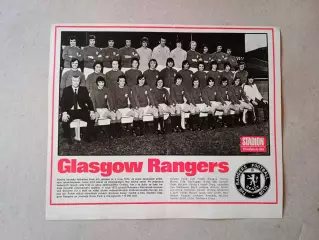 Плакат из журнала ,,Stadion- Rangers 3