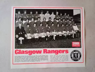 Плакат из журнала ,,Stadion- Rangers 4