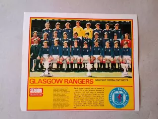 Плакат из журнала ,,Stadion- Rangers 7