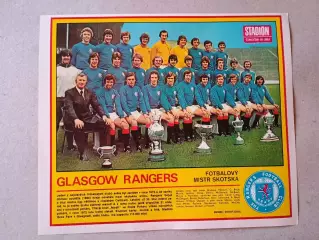 Плакат из журнала ,,Stadion- Rangers 10