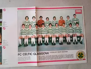 Плакат из журнала ,,Stadion- Celtic 7