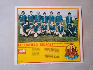 Плакат из журнала ,,Stadion- Linfield