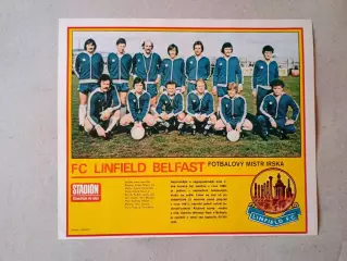 Плакат из журнала ,,Stadion- Linfield 2