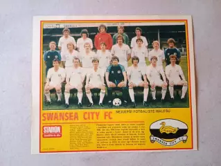 Плакат из журнала ,,Stadion- Swansea