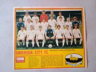Плакат из журнала ,,Stadion- Swansea 2