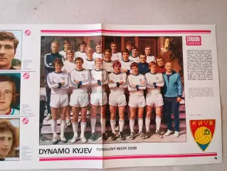 Плакат из журнала ,,Stadion- Dynamo Kyiv
