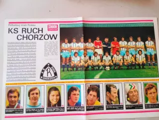 Плакат из журнала ,,Stadion- Chorzow 4
