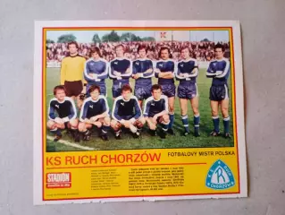 Плакат из журнала ,,Stadion- Chorzow 6