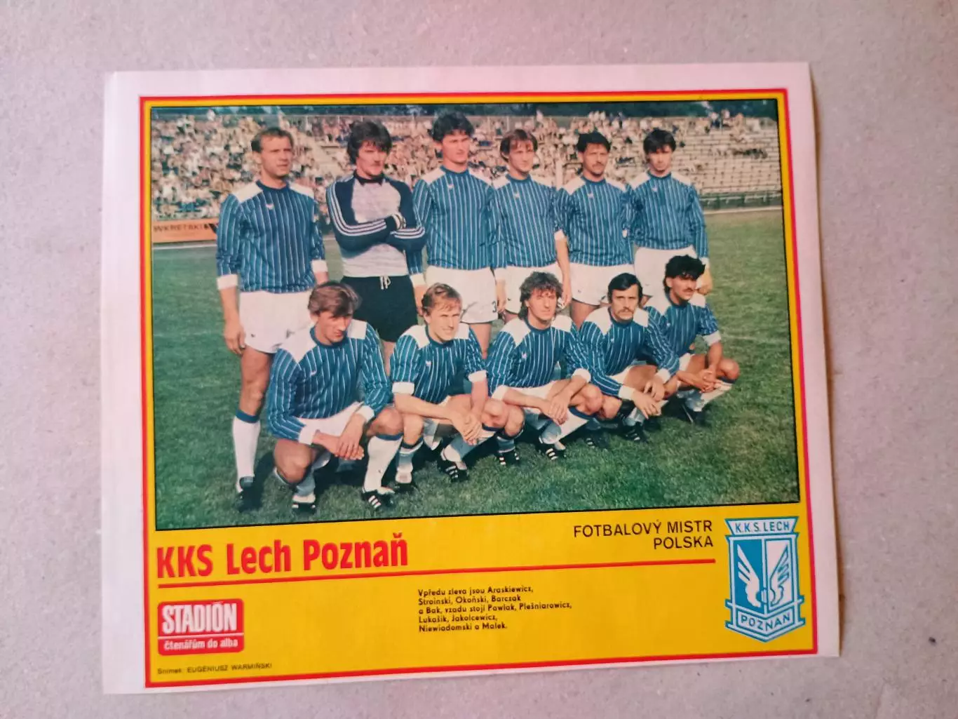 Плакат из журнала ,,Stadion- Poznan 2