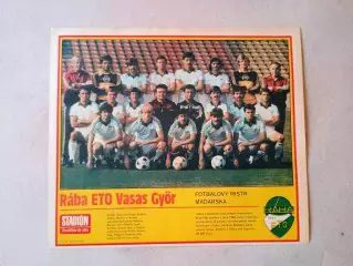 Плакат из журнала ,,Stadion- Gyor 3