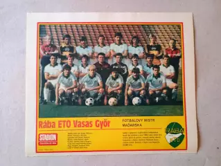 Плакат из журнала ,,Stadion- Gyor 4
