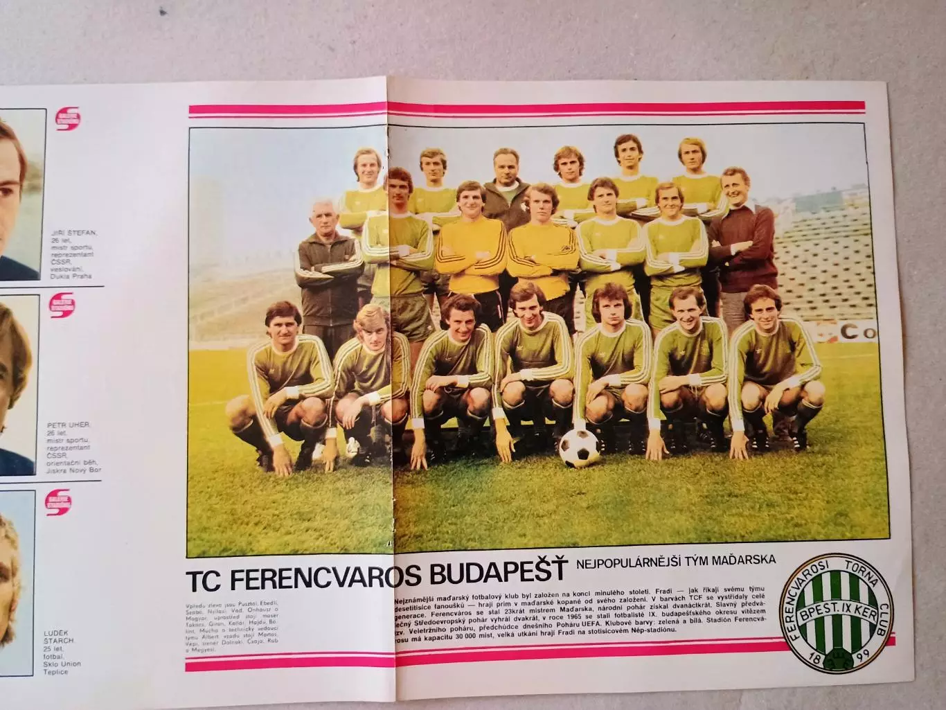 Плакат из журнала ,,Stadion- Ferencvaros 9