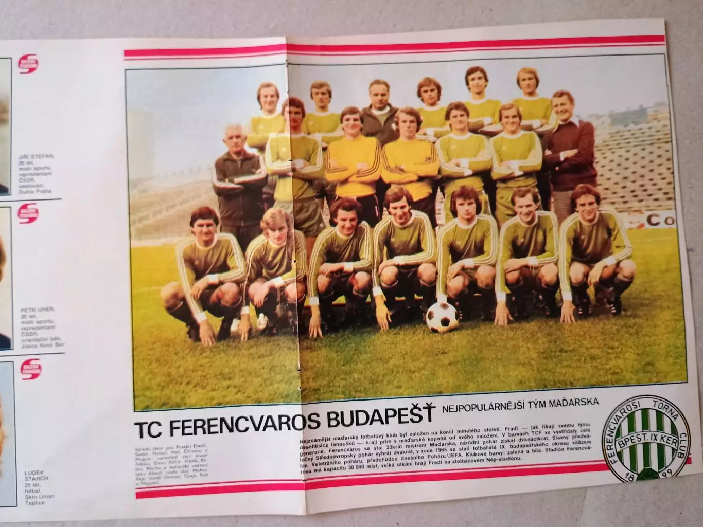 Плакат из журнала ,,Stadion- Ferencvaros 10