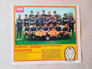 Плакат из журнала ,,Stadion- Dozsa 4