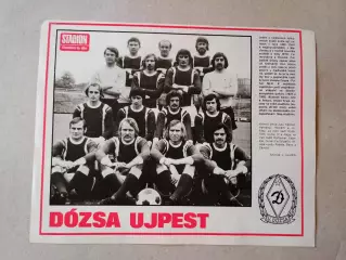 Плакат из журнала ,,Stadion- Dozsa 5