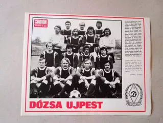 Плакат из журнала ,,Stadion- Dozsa 6