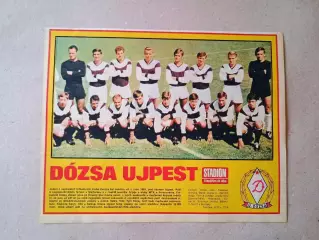 Плакат из журнала ,,Stadion- Dozsa 8