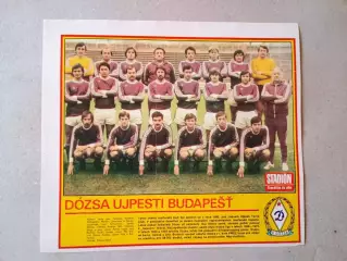 Плакат из журнала ,,Stadion- Dozsa 9
