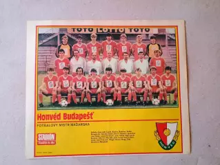 Плакат из журнала ,,Stadion- Honved 4