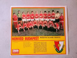 Плакат из журнала ,,Stadion- Honved 6