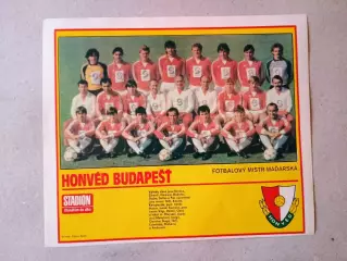 Плакат из журнала ,,Stadion- Honved 8
