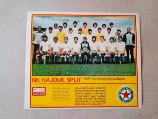 Плакат из журнала ,,Stadion- Hajduk 2