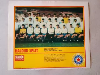 Плакат из журнала ,,Stadion- Hajduk 3