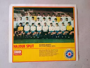 Плакат из журнала ,,Stadion- Hajduk 4