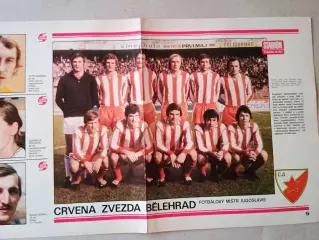 Плакат из журнала ,,Stadion- Crvena Zvezda 4