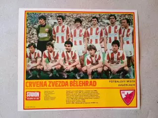 Плакат из журнала ,,Stadion- Crvena Zvezda 5