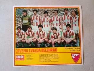Плакат из журнала ,,Stadion- Crvena Zvezda 6