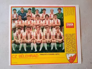 Плакат из журнала ,,Stadion- Crvena Zvezda 8