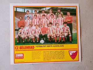 Плакат из журнала ,,Stadion- Crvena Zvezda 10