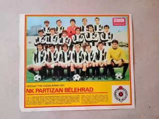 Плакат из журнала ,,Stadion- Partizan