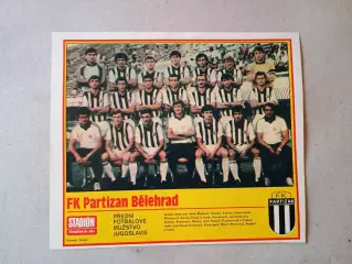 Плакат из журнала ,,Stadion- Partizan 3