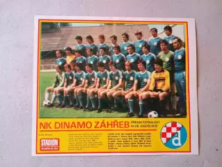 Плакат из журнала ,,Stadion- Zagreb